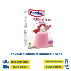 PONDAN PUDDING FL STROBERI 180G