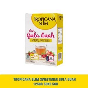 TROPICANA SLIM SWEETENER GULA BUAH 50X2.5GR