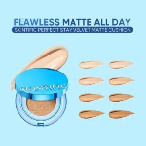 SKINTIFIC PERFECT STAY VELVET MATTE CUSHION 03 PETAL