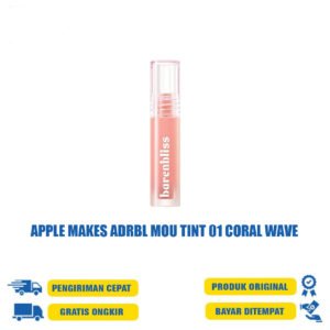 APPLE MAKES ADRBL MOU TINT 01 CORAL WAVE 01 CORAL WAVE