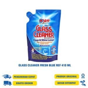 GLASS CLEANER FRESH BLUE REF 410 ML