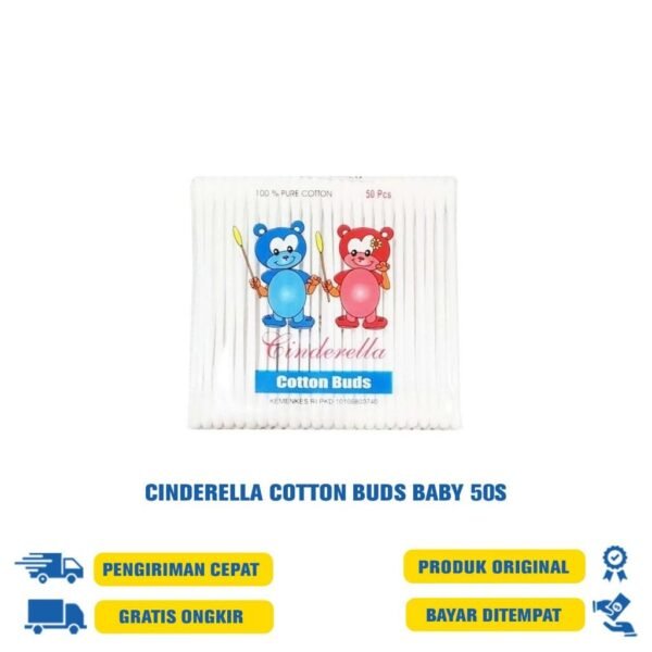 CINDERELLA COTTON BUDS BABY 50S