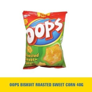OOPS BISKUIT ROASTED SWET CORN 40G