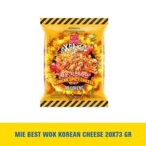 MIE BEST WOK KOREAN CHEESE 20X73 GR