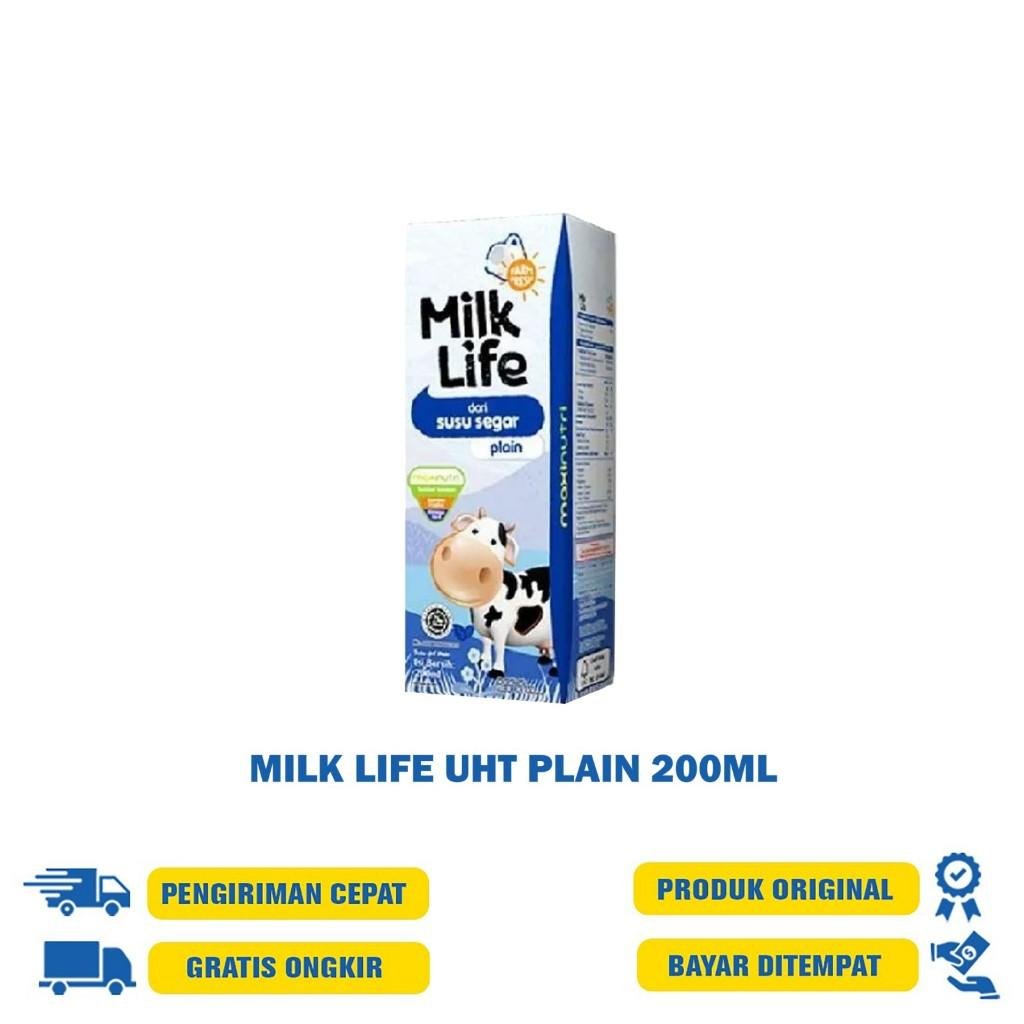 MILK LIFE UHT PLAIN 200ML