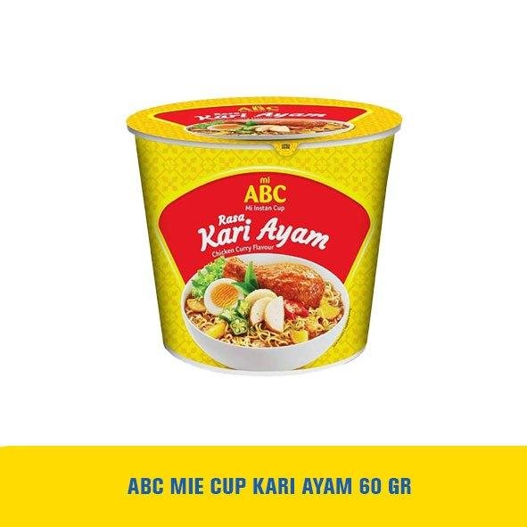 ABC MIE CUP KARI AYAM 60 GR