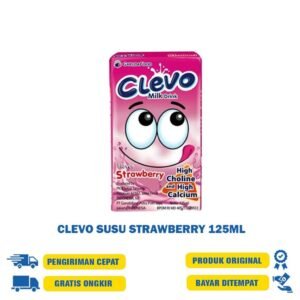 CLEVO SUSU STRAWBERRY 125 ML