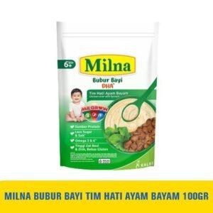 MILNA BUBUR BAYI TIM HATI AYAM BAYAM 120GR