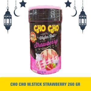 CHO CHO W.STICK STRAWBERRY 260 GR