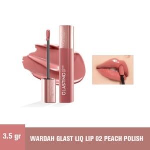 WARDAH GLAST LIQ LIP02 PEACH POLISH 3.5GR