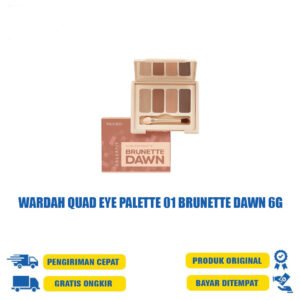WARDAH QUAD EYE PALETTE 01 BRUNETTE DAWN 6G