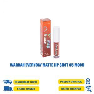 WARDAH EVERYDAY MATTE LIP SHOT 05 MOOD