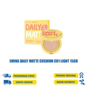 EMINA DAILY MATTE CUSHION C01 LIGHT 15GR