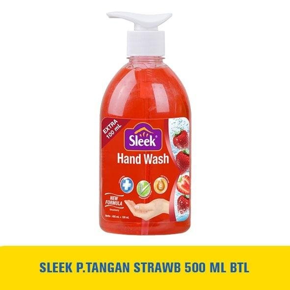 SLEEK P.TANGAN STRAWB 500 ML BTL