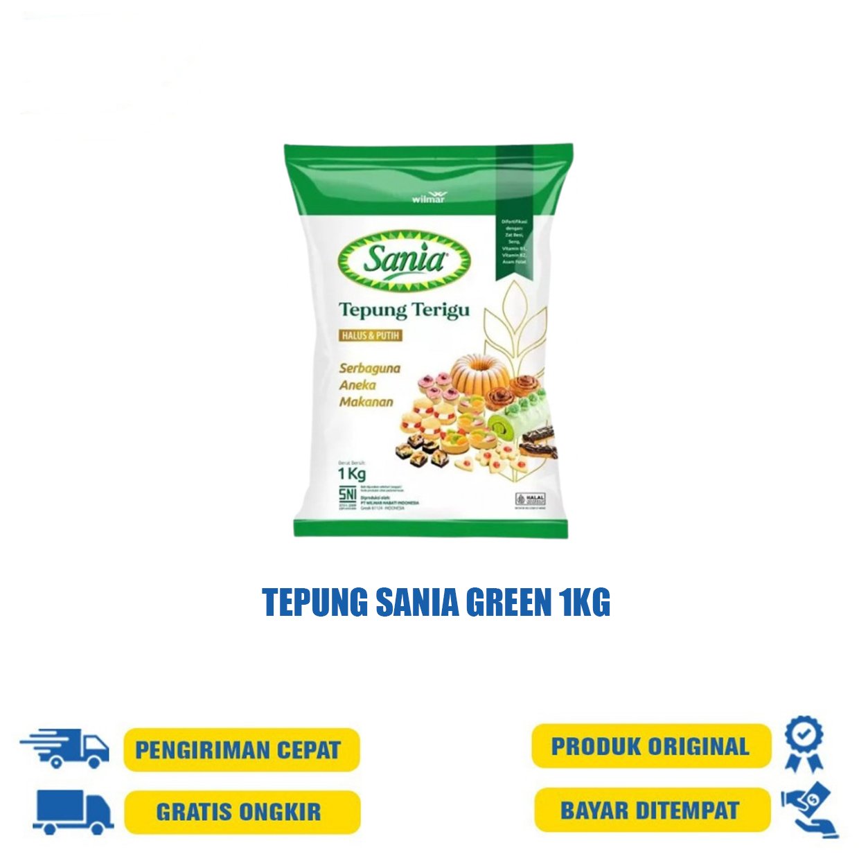 TEPUNG SANIA GREEN 1KG