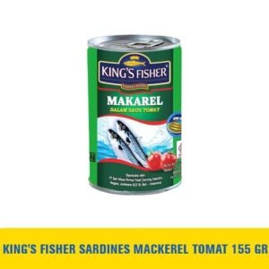 KING'S FISHER SARDINES MACKEREL TOMAT 155 GR