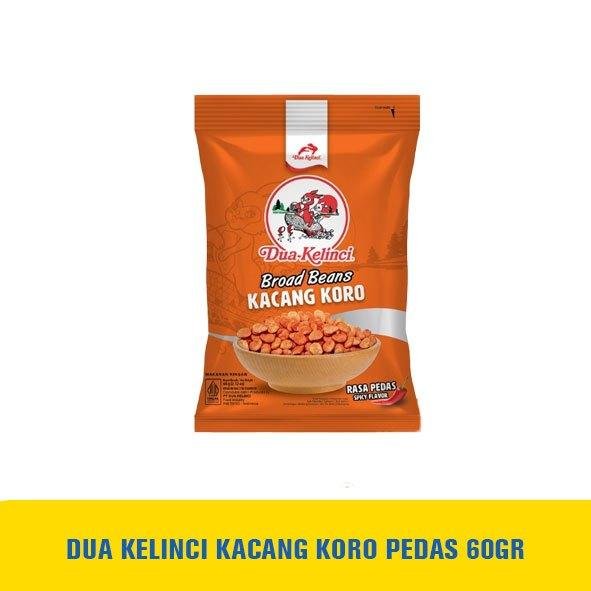 DUA KELINCI KACANG KORO PEDAS 60GR