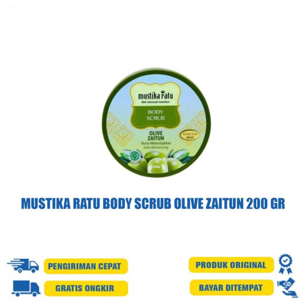 MR.BODY SCRUB OLIVE ZAITUN 200 GR