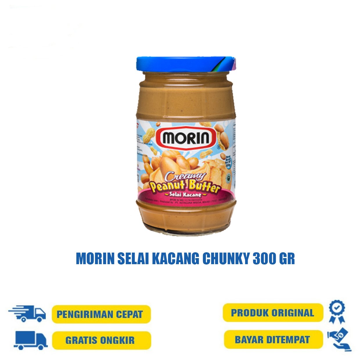 MORIN SELAI KACANG CHUNKY 300 GR