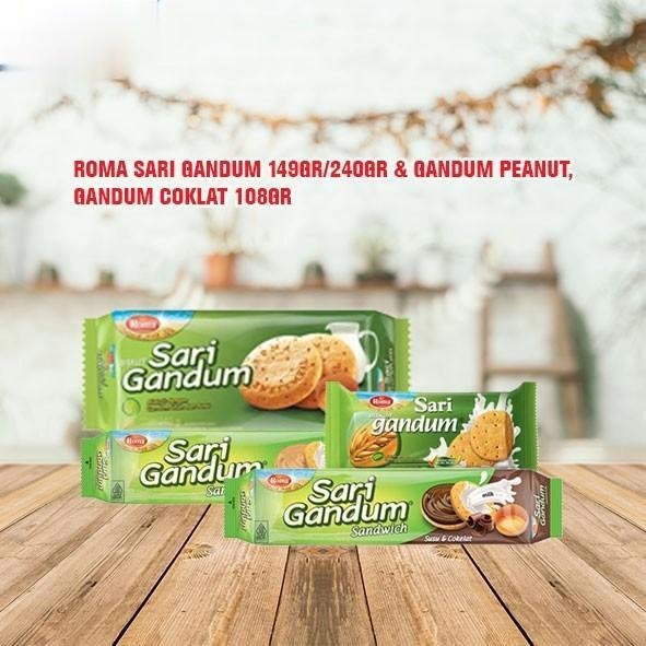 ROMA SARI GANDUM PEANUT 108G