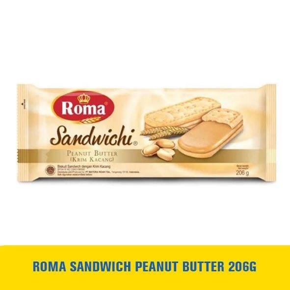 ROMA SANDWICH PEANUT BUTTER 206G