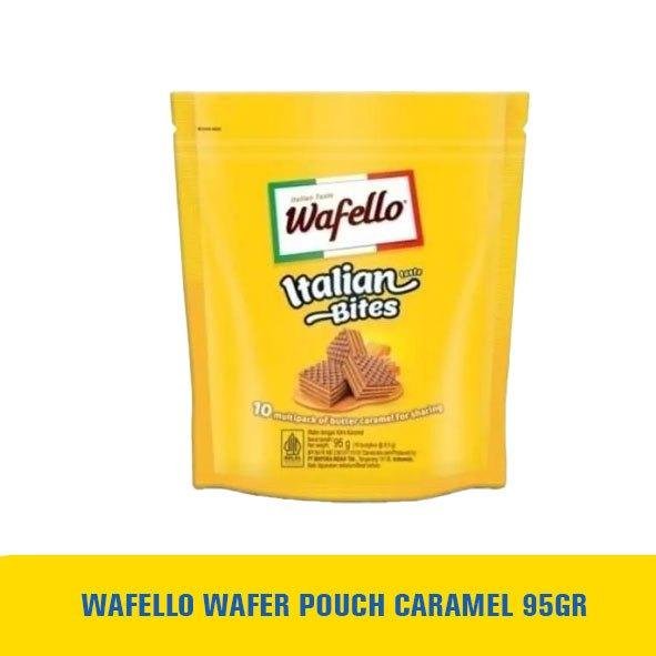 WAFELLO WAFER POUCH CARAMEL 95GR