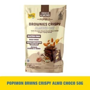 POPIMON BRWNS CRISPY ALMD CHOCO 50G