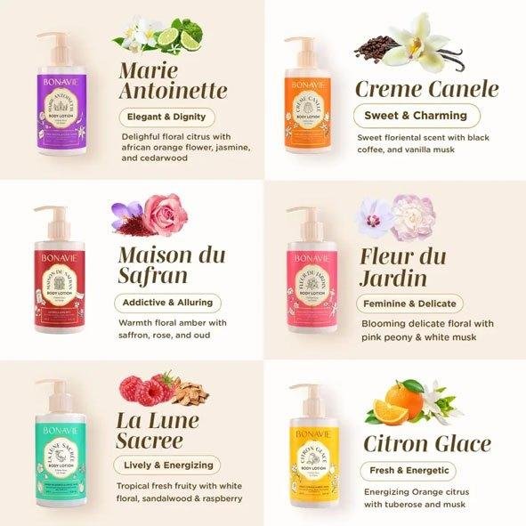 BONAVIE BODY LOTION - MARIE ANTOINETTE 250 GR