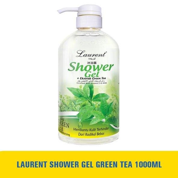 LAURENT SHOWER GEL GREEN TEA 1000ML