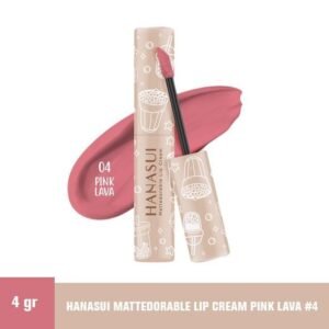 HANASUI MATTEDORABLE LIP CREAM PINK LAVA #4