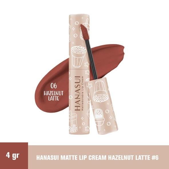 HANASUI MATE LIP CREAM HAZLNUT LATTE #6