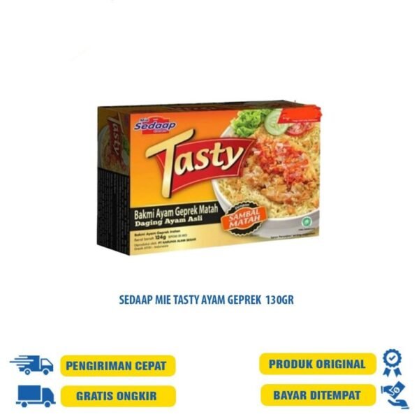 SEDAAP MIE TASTY BAKMI AYAM 129.6 GR
