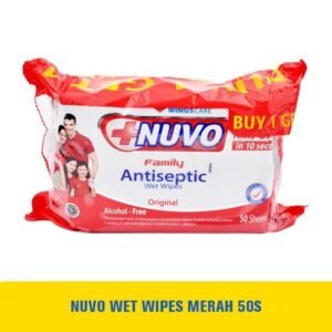 NUVO WET WIPES MERAH 50S