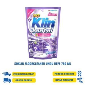 SOKLIN FLOORCLEANER UNGU REFF 780 ML