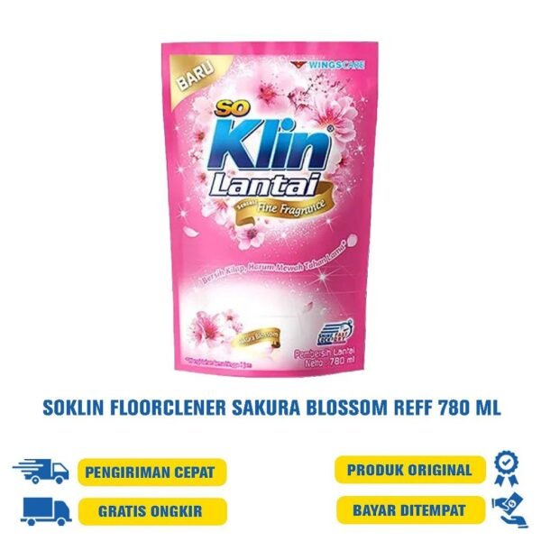 SOKLIN FLOORCLENER SAKURA BLOSSOM REFF 780 ML