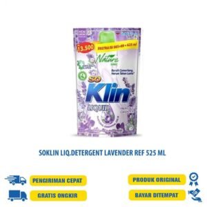 SOKLIN LIQ.DETERGENT KOREAN&APPLE REF 525 ML
