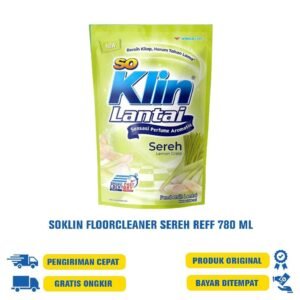 SOKLIN FLOORCLEANER SEREH REFF 780 ML