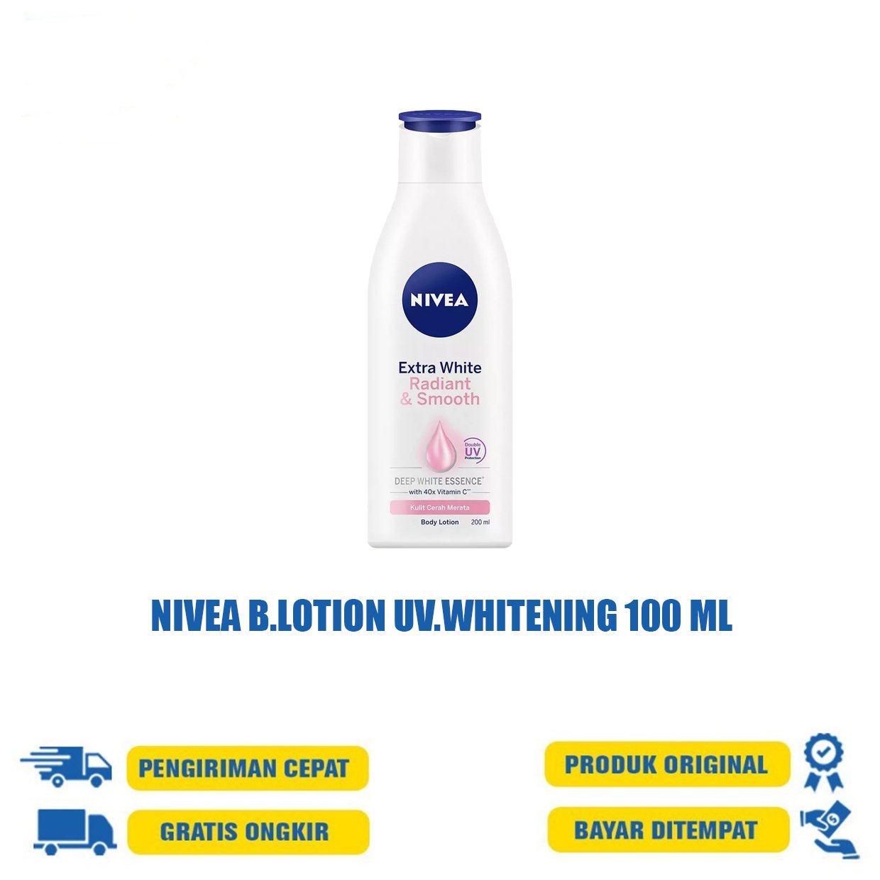 NIVEA B.LOTION UV.WHITENING 100 ML