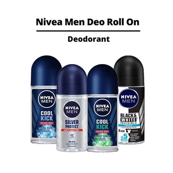 NIVEA MEN DEO R.ON SILVER P 50 ML