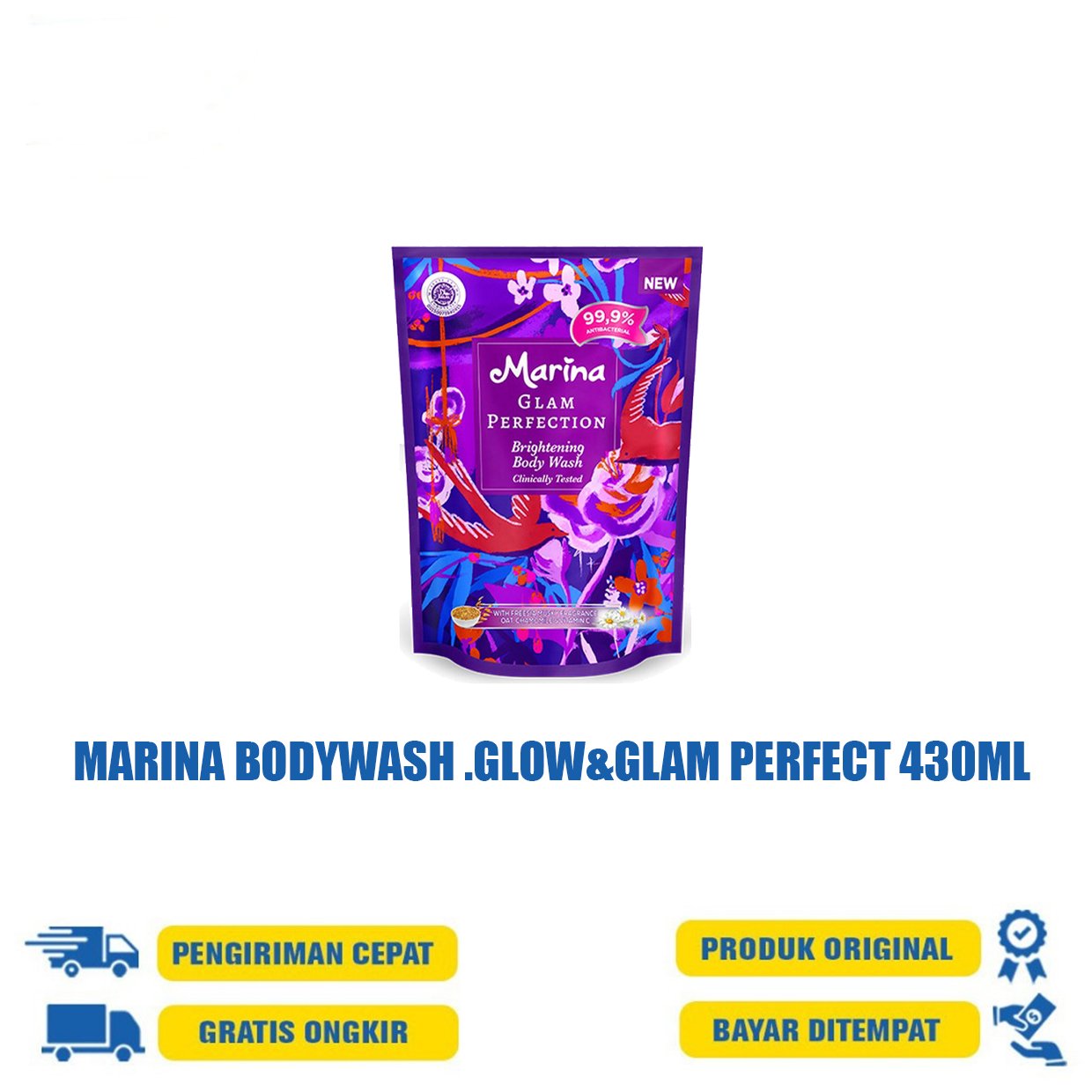 MARINA BODYWASH .GLOW&GLAM PERFECT 430ML