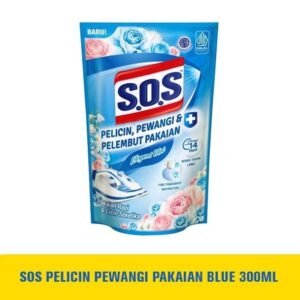 SOS PELICIN PEWANGI PAKAIAN BLUE 300ML