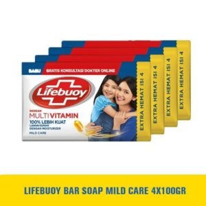 LIFEBUOY BAR SOAP MILD CARE 4X100GR