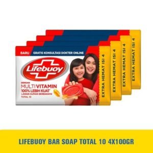 LIFEBUOY BAR SOAP TOTAL 10 4X100GR