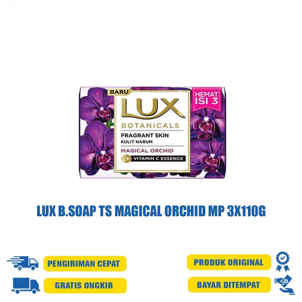 LUX B.SOAP TS MAGICAL ORCHID MP 3X110G