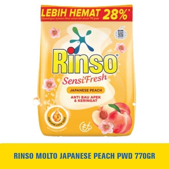 RINSO MOLTO JAPANESE PEACH PWD 770GR