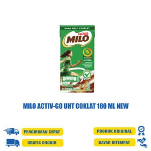 MILO ACTIV-GO UHT COKLAT 180 ML NEW