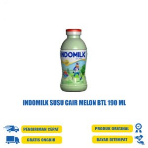INDOMILK SUSU CAIR MELON BTL 190 ML