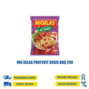 MIE GELAS PROTEVIT SOSIS BBQ 28G