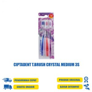 CIPTADENT T.BRUSH CRYSTAL MEDIUM 3S