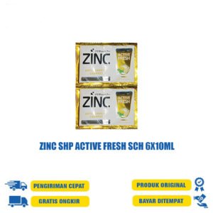 ZINC SHP ACTIVE FRESH SCH 6X10ML